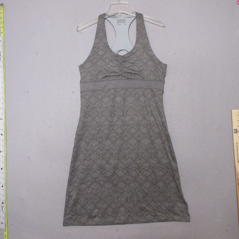 Outdoor‎ Research Dress 10 Gray Trance Camp Hike Sleeveless Racer Back